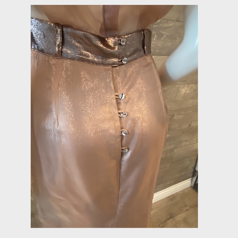 Richard Nicoll Rose Silk Dress Size Small Uk10 View 5